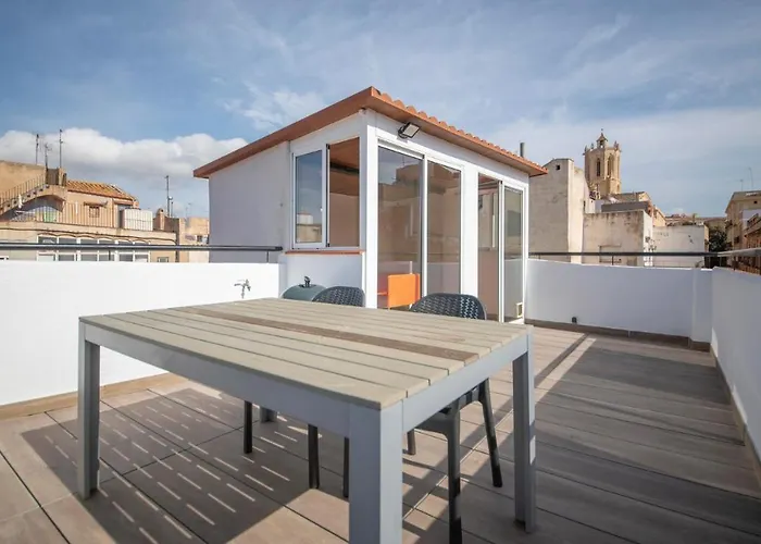 Tarracohomes, Th125 Atico Calderers Con Barbacoa Y Terraza